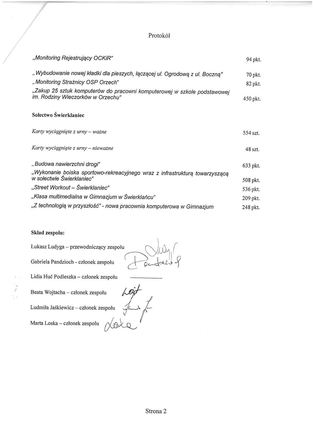 Protokół strona 2
